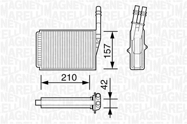 MAGNETI MARELLI Siltummainis, Salona apsilde 350218157000